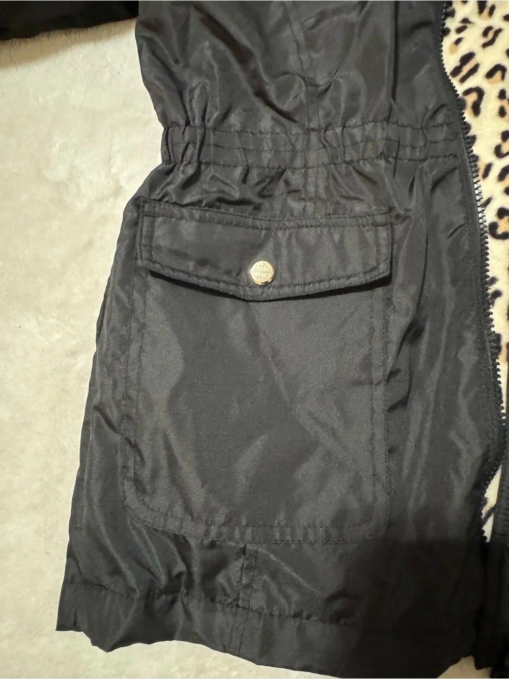 Steve Madden black hooded